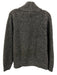 Daniel Cremieux Size L Gray Cashmere Solid Quarter Zip Men's Sweater Gray / L