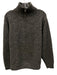 Daniel Cremieux Size L Gray Cashmere Solid Quarter Zip Men's Sweater Gray / L