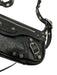 Balenciaga Black Leather Silvertone hardware Dustbag Inc Shoulder Bag Black / XS