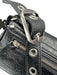 Balenciaga Black Leather Silvertone hardware Dustbag Inc Shoulder Bag Black / XS