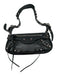 Balenciaga Black Leather Silvertone hardware Dustbag Inc Shoulder Bag Black / XS