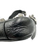 Balenciaga Black Leather Silvertone hardware Dustbag Inc Shoulder Bag Black / XS
