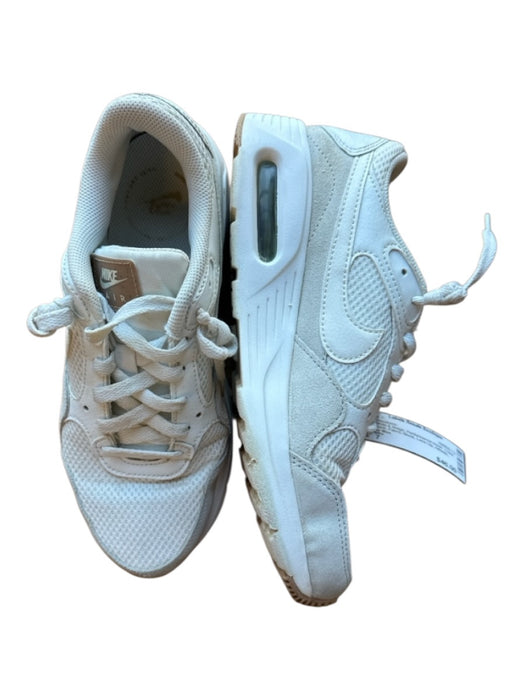 Nike Shoe Size 7 White & Beige Performance mesh Color Block Lace Up Sneakers White & Beige / 7