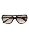 RayBan Brown Acetate Rectangle Tortoise Shell Sunglasses Brown