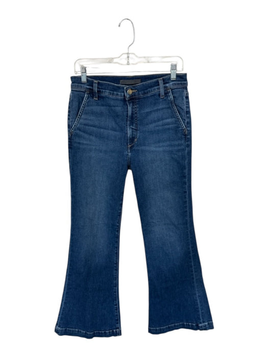 Joe's Size 30 Med Dark Wash Cotton Blend High Waist Flare Jeans Med Dark Wash / 30