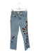 Gap Size 6 Light Wash & Red Cotton beaded floral Bootcut Jeans Light Wash & Red / 6