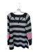 Claudia Nichole Size M gray & pink Cashmere Long Sleeve Striped Knit Sweater gray & pink / M