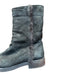 Saint Laurent Shoe Size EST 8 Black Suede Fur lined Calf high Boots Black / EST 8