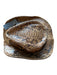 Eric Javits Brown Python Leather Accent Cowboy Hat Brown