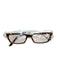 Gucci Brown & Tan Acetate Tortoise shell Rectangle Eyeglass Frames Brown & Tan