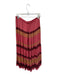 Ulla Johnson Size 12 Mauve & Tan Polyester Drawstring Striped Maxi Skirt Mauve & Tan / 12