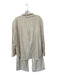 Buru Size 1X Cream Polyester & Rayon Drawstring Textured Wide Leg Pant Set Cream / 1X