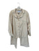Buru Size 1X Cream Polyester & Rayon Drawstring Textured Wide Leg Pant Set Cream / 1X