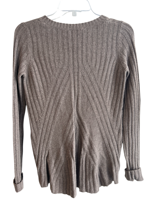 Autumn Cashmere Size XS Brown Cashmere Blend Round Neck Long Sleeve Knit Sweater Brown / XS