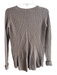 Autumn Cashmere Size XS Brown Cashmere Blend Round Neck Long Sleeve Knit Sweater Brown / XS