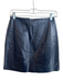 Theory Size 0 Black Lamb leather Side Zip Above Knee Pencil Skirt Skirt Black / 0