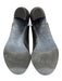 thierry rabotin Shoe Size 38 Black & Gray Leather Upper Suede Slingbacks Black & Gray / 38