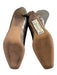 Alysi Shoe Size 38 Gold Gray Leather Upper Metallic Kitten Heel Boots Gold Gray / 38