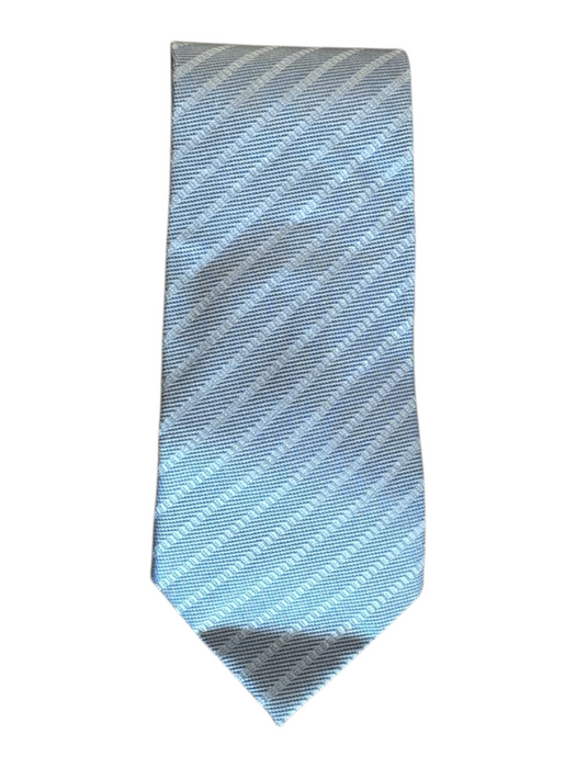 Armani Gray Silk Striped Men's Ties Gray