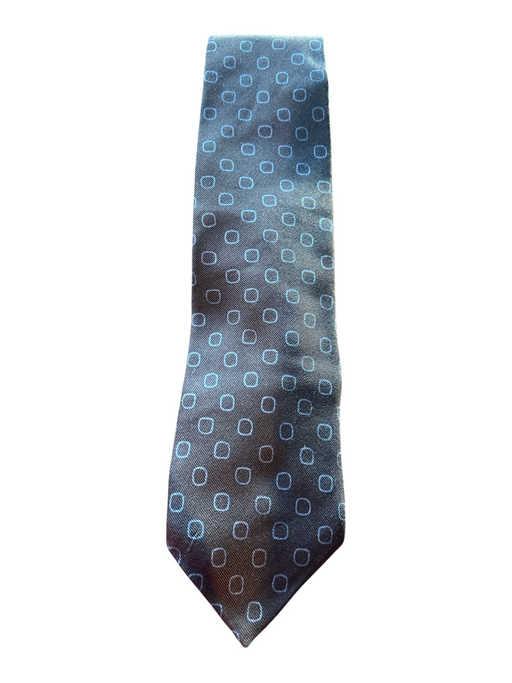 Armani Navy & Blue Silk Circles Men's Ties Navy & Blue