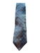 Armani Navy & Blue Silk Circles Men's Ties Navy & Blue