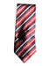 Canali Red & Brown Silk Striped Men's Ties Red & Brown