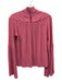 A.L.C. Size 4 Bubblegum Pink Polyester Micropleat Crinkle High Neck Top Bubblegum Pink / 4
