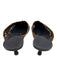 Barneys New York Shoe Size 38 Navy Blue & Brown Leather Woven Pointed Toe Pumps Navy Blue & Brown / 38