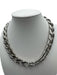 No Brand Silver Silver Nickel Clasp Closure Chunky Link Necklace Silver