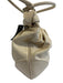 Salvatore Ferragamo Cream White Leather Logo Detail Buckle Accents Bag Cream White