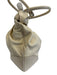 Salvatore Ferragamo Cream White Leather Logo Detail Buckle Accents Bag Cream White