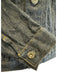 Burgus Size 38 Dark Wash Cotton Solid Trucker Selvedge Men's Jacket Dark Wash / 38