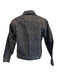 Burgus Size 38 Dark Wash Cotton Solid Trucker Selvedge Men's Jacket Dark Wash / 38