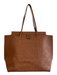 Purificacion Garcia Light Brown Leather Cube Embossed Shoulder 2 Strap Bag Light Brown / Large