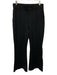 Spanx Size 6 Black Rayon Blend Elastic Waistband Pintuck Pleats High Rise Pants Black / 6