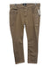 Paige Size 34 Beige Cotton Solid Zip Fly Men's Pants Beige / 34