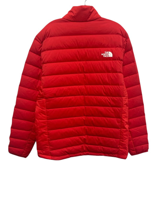 The North Face Size L Red Polyester Solid Men's Jacket Red / L
