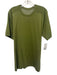 Lululemon Size XL Green Polyester Heathered Athleisure Men's Short Sleeve Shirt Green / XL