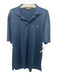 Peter Millar Size M Navy Blue Polyester Solid Polo Men's Short Sleeve Shirt Navy Blue / M