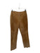 Revue Size 4 Camel Suede High Waist Straight Leg Pants Camel / 4