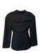 Jacquemus Size 32/XS Black Cotton Blend Long Sleeve Cut Out Detail Collar Dress Black / 32/XS