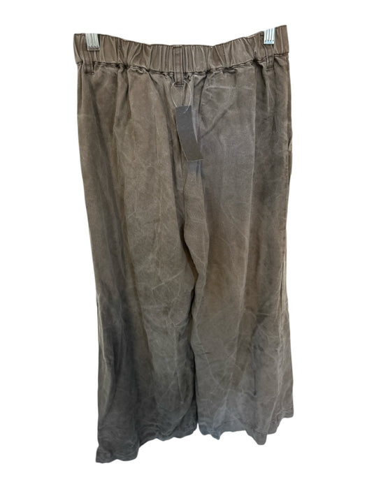 Kut From The Kloth Size 0 Taupe Tencel Blend High Waist Wide Leg Pleat Pants Taupe / 0