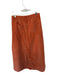 We The Free Size 6 Orange Cotton Corduroy Front Slit Pockets Maxi Skirt Orange / 6