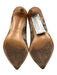Stuart Weitzman Shoe Size 6 Beige, Tan, Brown Burlap Stiletto camo print Pumps Beige, Tan, Brown / 6