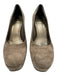 Stuart Weitzman Shoe Size 6 Dark Gray Suede Almond Toe Platform Stiletto Pumps Dark Gray / 6