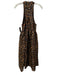 Baum und Pferdgarten Size 34 Brown, Yellow & Black Poly Blend Floral Dress Brown, Yellow & Black / 34