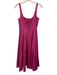 Staud Size 2 Hot pink Cotton Sleeveless Back Zip A Line Midi Dress Hot pink / 2