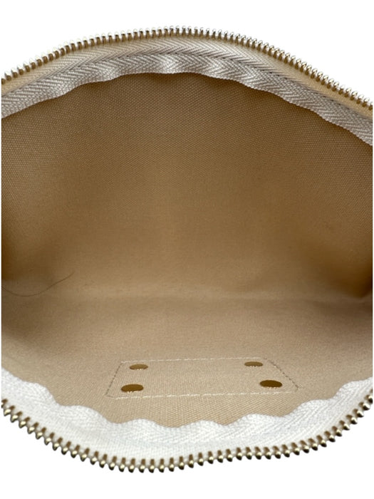 Louis Vuitton Beige, Gray & Brown Canvas Crossbody Gold Hardware Zip Close Bag Beige, Gray & Brown / S