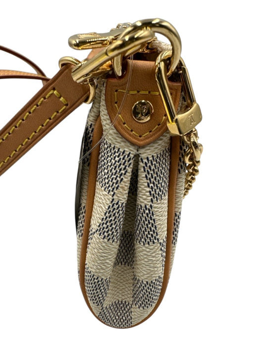 Louis Vuitton Beige, Gray & Brown Canvas Crossbody Gold Hardware Zip Close Bag Beige, Gray & Brown / S