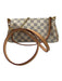 Louis Vuitton Beige, Gray & Brown Canvas Crossbody Gold Hardware Zip Close Bag Beige, Gray & Brown / S